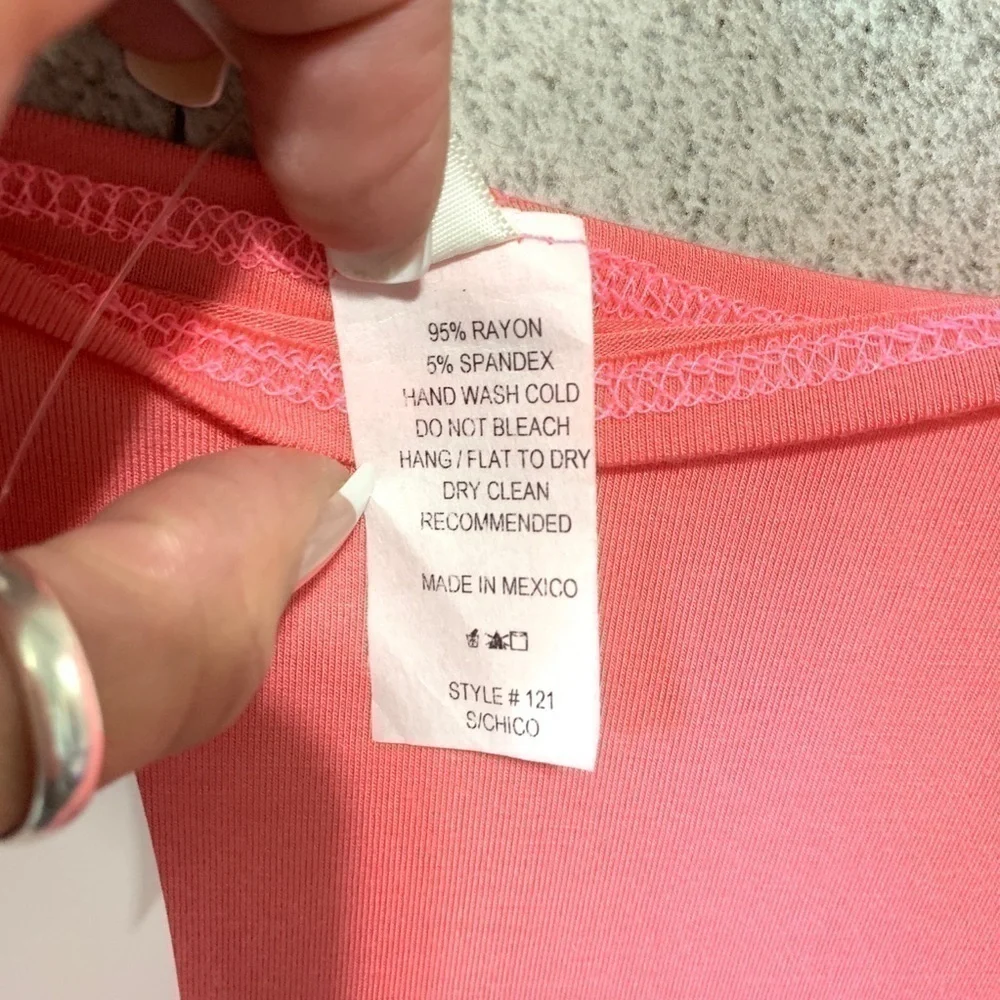 ISAAC Liev Pink Rayon Cold Shoulder Mini Dress